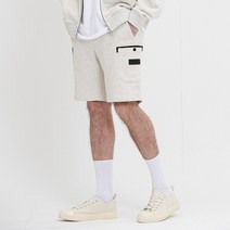 에프티엔티 [당일출고] 라이트 스웨트 카고 쇼츠 무지 기본 쭈리 트레이닝 반바지 (4color)