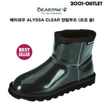 Y-컨셉 [베어파우] ALYSSA CLEAR 양털부츠 (초코 울) K316322OD-W