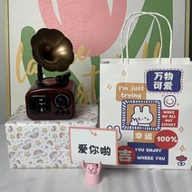 힐링 스트레스 해소 오르골 선물 전원주택 감성 집들이 하울의 움직이는 성 까페 굿즈 엔틱, 뮤직박스+선물세트+선물봉투+카드1개