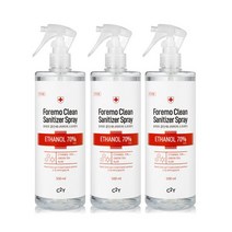 시투와이 C2Y 포레모 대용량 뿌리는 손소독제 세니타이저 스프레이 500ml 3개, 단일옵션