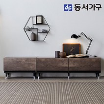 동서가구 소이 벤 1800 서랍형 거실장 YNR015, 우드초코