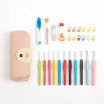 일상공방 코바늘 손뜨개 7종세트(인디핑크) C030