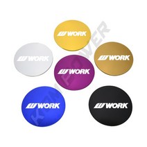 휠 용품 알루미늄 합금 62MM 센터 캡 레이 림 허브 4 개 CE28 TE37 ZE40 VOLK 휠 커버, 05 WORK_02 4PCS BLACK