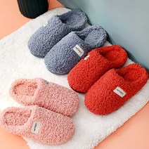 논슬립 보온 방한 층간소음방지 경량 실내화 푹신한 학교 사무실 미끄럼방지 실내 거실화, LS390, 블루
