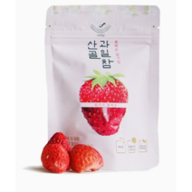 에코맘 산골이유식 산골과일참 딸기칩 20개