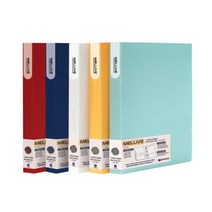 문구 정리 A4 바인더 PP 3공 D링 바인더 학교 연구실 사무실 회사 문서, 레드