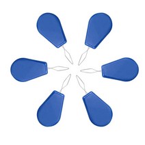 미니재봉틀 6/12PCS 바늘 실꿰기 노인 가이드 쉬운 장치 자동 도구 수제 재봉 액세서리, 6 PCs Blue