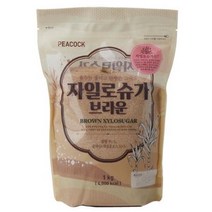 피코크 흡수는 줄이고 단맛은 살린 설탕 자일로 슈가브라운 1kg, 1개