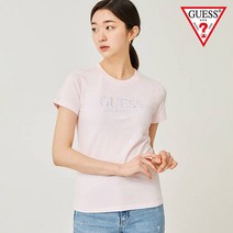 [게스진]게스 YN2K9432 여성 샤이니필름 게스로고 반팔 티셔츠