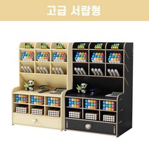 멀티 원목DIY 데스크 멀티수납함 연필꽂이 책상정리함, 쿠팡 데스크일반서랍블랙