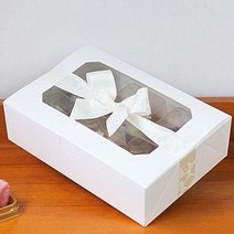 화이트창박스 6구(마카롱 화과자겸용)
