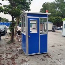 간이주택 야외창고 소형창고 맞춤형 실외 이동식 보초함 경비실 당직실 주차장 요금소 공구실 보드실, 경고등