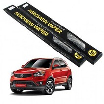 코란도C 에어로뷰 와이퍼 600mm 400mm