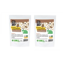 KOKOJI 코코지 크리스피 코코아 서세미 참깨 곡물 뮤즐리 시리얼 Crispy cocoa sesame muesli 350g 2개, 1세트