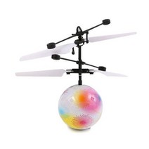 어린이 유도 플라잉 볼 헬리콥터 LED 크리스탈 미니 드론 감지 항공기 청소년용, rainbow ball, rainbow ball