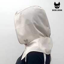 스컬독 골프 후드형 햇빛가리개 마스크 모자 안면 페이스커버 자전거 낚시 등산, 후드형 햇빛가리개 블랙