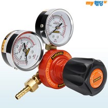 코리아나 아세틸렌 조정기 레귤레이터 게이지 AC 가스 압력 조절기 감압기, 1개