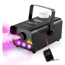 스모그 머신 포그 연무기 연막 소독기500w 휴대용 원격 제어 미니 연기 기계 rgb led 디스코 dj 파티 만들기 연기 홈 엔터테인먼트 ktv 로맨틱 웨딩, led가있는 원격, au 플러그