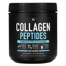 콜라겐 펩타이드 가수분해된 유형 i iii 콜라겐 무향 16 oz(454 g)