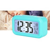 수험생 아이방 무소음 색이예쁜 탁상 알람시계 스터디카페 1인가구 큰화면 쉬운조작, 핑크