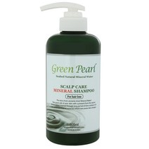 탈모증상완화 기능성 샴푸 두피케어 미네랄 샴프 그린펄 500ml, 1개