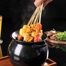 튼튼한 대나무 꼬치 스틱 바베큐 과일 shish 케밥 천연 나무 25cm lote88, 55 개