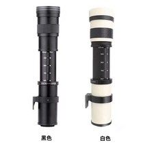 초망원 줌 렌즈 420-1600mm SLR 카메라 망원렌즈, 미놀타 마우스 미색 패키지 1, 1개