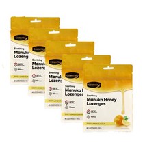 콤비타 프로폴리스 LH 마누카 꿀 캔디 40정 5팩 Comvita Manuka Honey Lozenges with Propolis LH