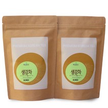 자연한잔 생강차 삼각 100티백 2g 국내산100%, 100개입