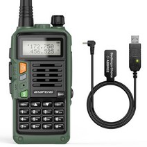 워키토키 송수신기 무전기 휴대용 uv-s9 plus 고출력 8w10w 50km 장거리 트랜시버 cb 라디오 업그레이드 uv-5r 라디오 사냥, 10w 녹색, 유로