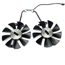 2피스 0.35A GA91S2H 4 핀 GTX 980 GPU 냉각 팬 Zotac Geforce Amp 그래픽 카드 쿨러, 01 2 PCS