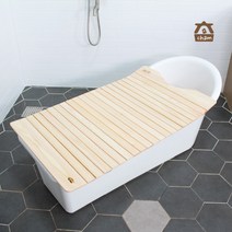 참생활 편백나무 히노끼 욕조덮개 롤타입 600X1000, 단품