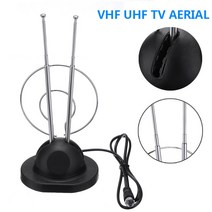 제이즈 실내 디지털 TV 공중 토끼 귀 안테나 HDTV/VHF/UHF 신호 증폭기 박스 수신기에 적합