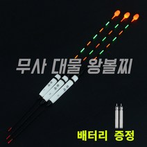 무사 대물 왕볼찌 1P + 배터리 425 2P 바다 민물전자찌 LED 전자찌 초고선명 고밀도 나노소재 카본다리 시인성 센서찌 스마트전자찌 광섬유 전자탑, 1호
