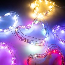 LED 와이어전구 트리장식 피켓 전구 크리스마스, 30구 화이트