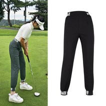 럭스골프 여성 사이드밴드 텐션 조거 팬츠 TO3A203W