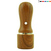 고무인닷컴 도장파닷컴 만년도장 법인인감 사용인감 이름 새김 잉크 마트 (월넛 6푼), 잉크색상 빨강