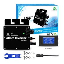 인버터 태양광 주택용 700w 컨트롤러 500w 태양광인버터3kw 220 가정용 Vesdas 400W 마이크로 솔라 MPPT 그리드 타이 순수 사인파 60 72 셀용 Wifi 내장, 파워미터2 포함, 22-50VDC, 110V