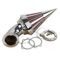 할리 EVO CV 사용자 정의 Sportster XL 모델에 대 한 LQYL 오토바이 스파이크 공기 청정기 흡입 필터 철 88, 01 Chrome