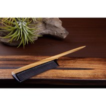 목소장 물소뿔+나무 합목빗 머리빗 헤어브러쉬 탈모 두피관리, 1개, 16)합목 꼬리빗(모발)