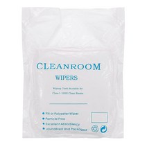 MECCANIXITY 100피스 클린룸 와이퍼 15.2cm x 15.2cm(6인치 x 6인치) 더블 니트 100% 폴리에스터 보풀 없는 부직포 실험실 전자 휴대폰 TV 청소용 천, 6