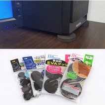 가전 제품 받침대 패드 두꺼운 충격 소음 쿠션 미끄럼 방지 논슬립 스티커 컴퓨터 TV PC 세탁기 스피커 주방 생활 용품 발 다리 캡 받침 보호 보호대 층간 가구, 사이즈, 4cm(4P)