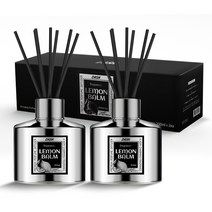 대쉬 프리미엄 퍼퓸 디퓨저 실내 방향제 200ml + 섬유스틱 5p 2세트, 레몬 밤