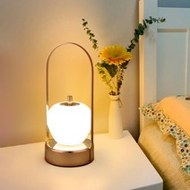 Meyuge led 충전식 무선 무드등 감성인테리어 빈티지조명, 삼색변광