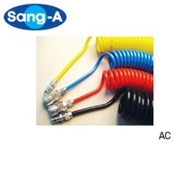 코일에어호스 AC-0805~1208(8~12파이) 카플러장착형 상아뉴매틱, AC-1208, 100, Y:노랑