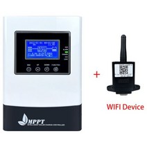 태양 광 충전 컨트롤러 젤 용 기능 전지 패널 레귤레이터, With WIFI, 60A, Auto 12V 24V 48V