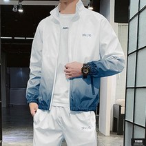 가바바 남성 긴팔 트레이닝복 하단에 포인트를 준 트레이닝복 세트 G59549