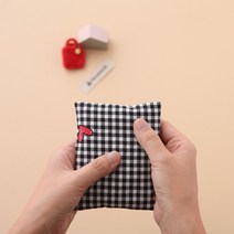 [DIY키트 패키지] (동영상설명) 핫팩파우치만들기 핫팩주머니 팥주머니만들기 커버세트(팥은포함안됨), 핑크라쿤