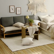 해밀홈 깅엄 체크 패드 겸 카패트