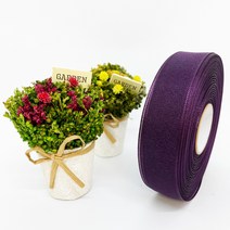 포장 리본 끈 제이제이리본 펄오간디C 15mm 25mm 40mm 20컬러 ( 길이 45M ) 공단리본, OC13